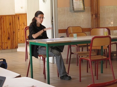 Nathalie présente l'association