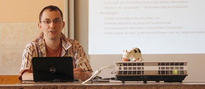 Pierre Sigler pendant la conférence